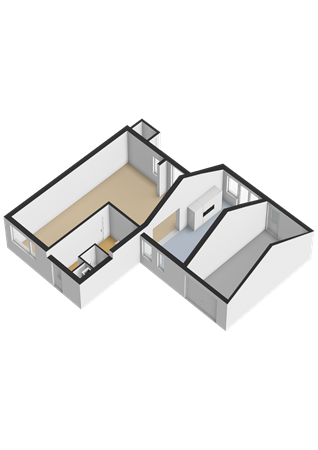 Floorplan - Punter 14 9, 8242 DD Lelystad